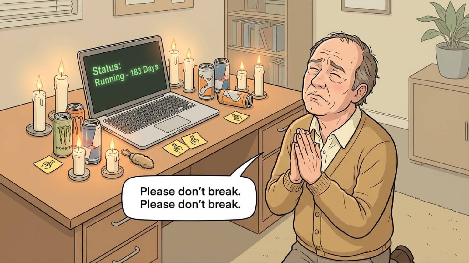 I haven't fixed a broken scraper in 6 months. I keep waiting for the other shoe to drop.