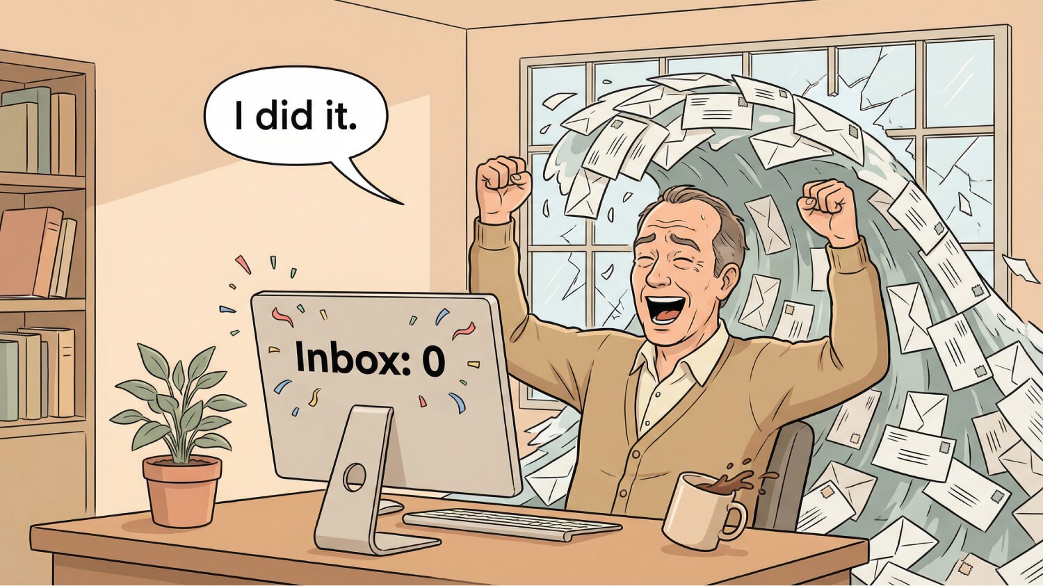 My inbox has 11 emails. It's not inbox zero. It's inbox sane.
