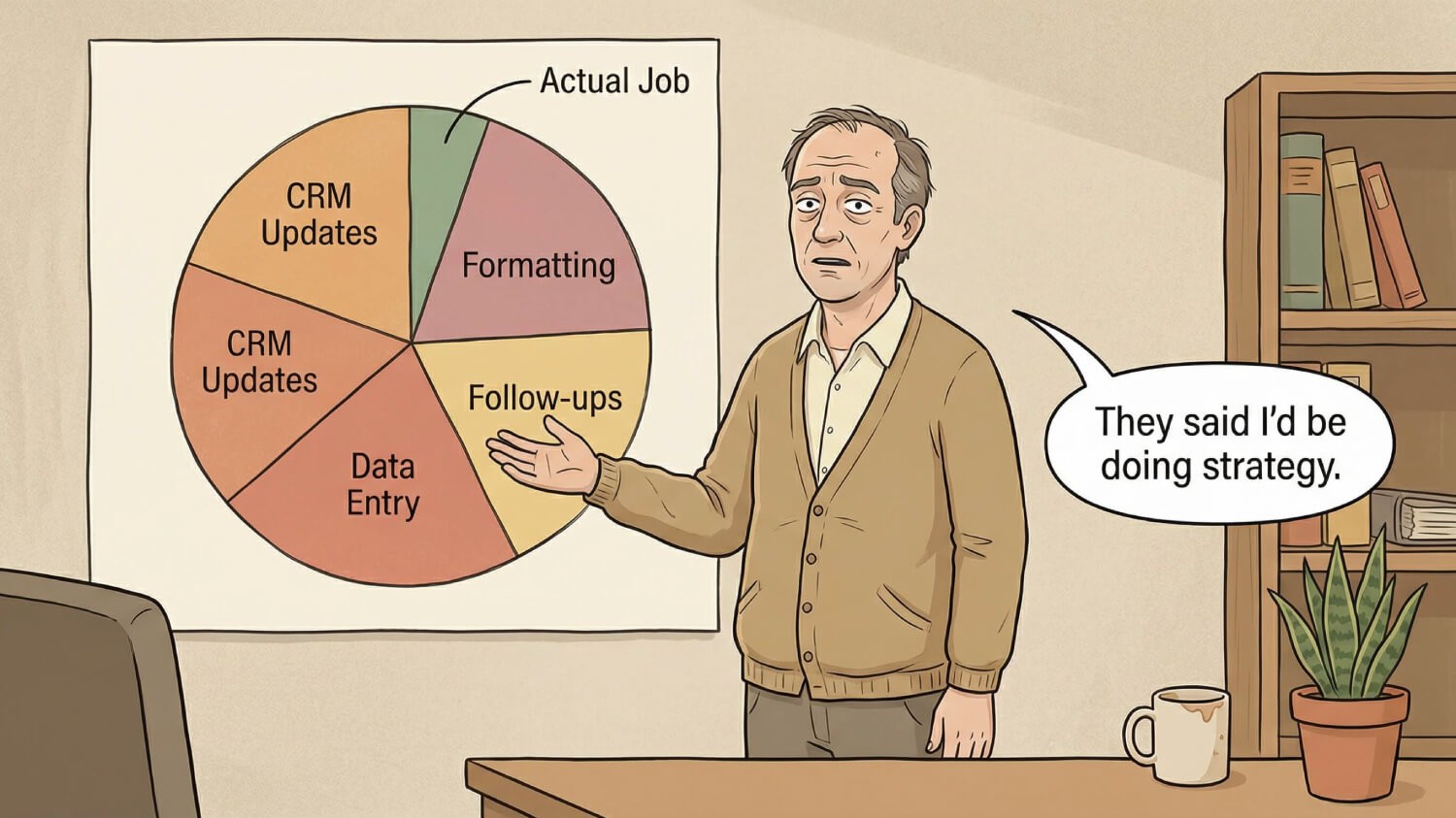 I fired my busywork. Kept the job I actually wanted.